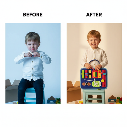 Busy Board Montessori Toys for Toddler Busy Book Sensory Preshool Early Education Learning Fine Motor Skills Toys For Children